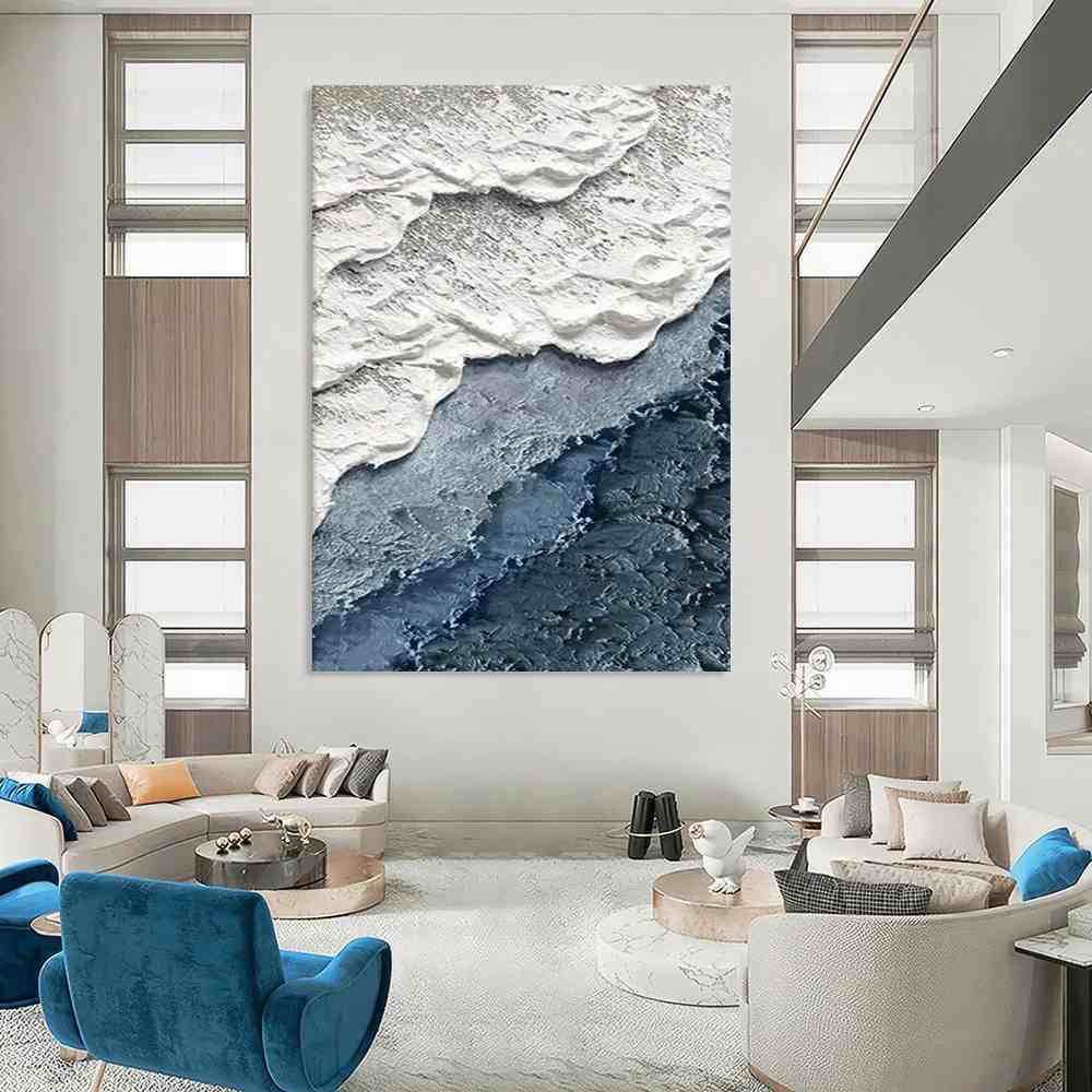 Oversized Sellers Bedroom - big framed canvas for hallway